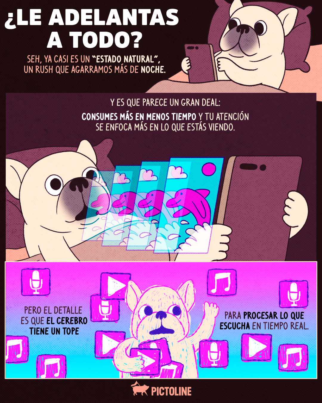 ¿Ya pones el 2x en automático todo el tiempo? ▶️🤪 Chécate estos factos 🤳 #parati #videos #tiktok #ciencia #mente #memoria #pictoline