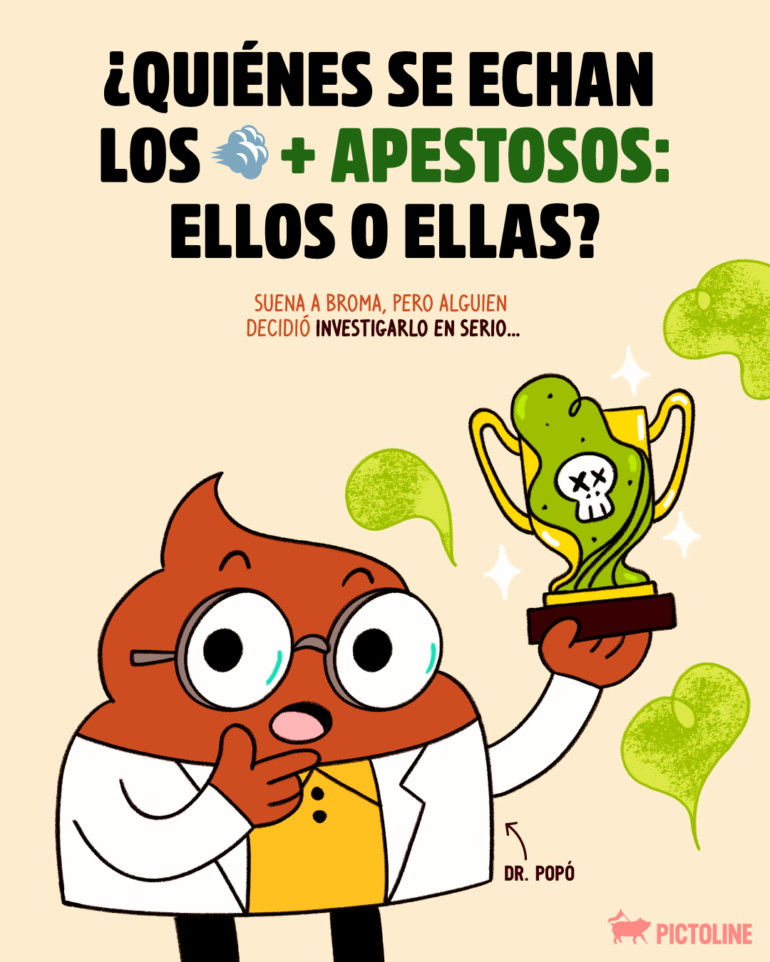 Dejaremos esto por aquí para que @ a quien te recordó y nos iremos lentamente…🚶‍♀️💨🤭⁣ ⁣ #ciencia #salud #digestión #gases #pictoline