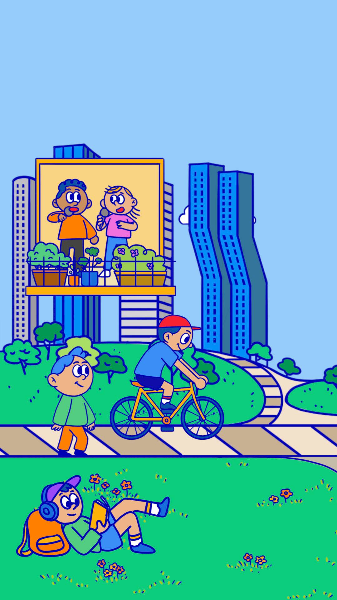 Porque las ciudades también son todas nuestras historias 🌆 #ciudad #urbanismo #arquitectura #construcción #ciudadania #pictoline