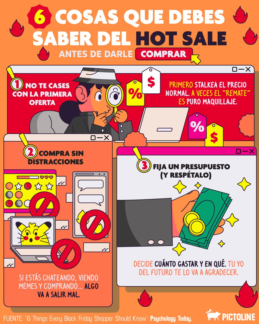 En tiempos de ofertas, primero conviene saber que… 💸🛍️💳⁣ ⁣ #ofertas #hotsale #compras #finanzas #pictoline