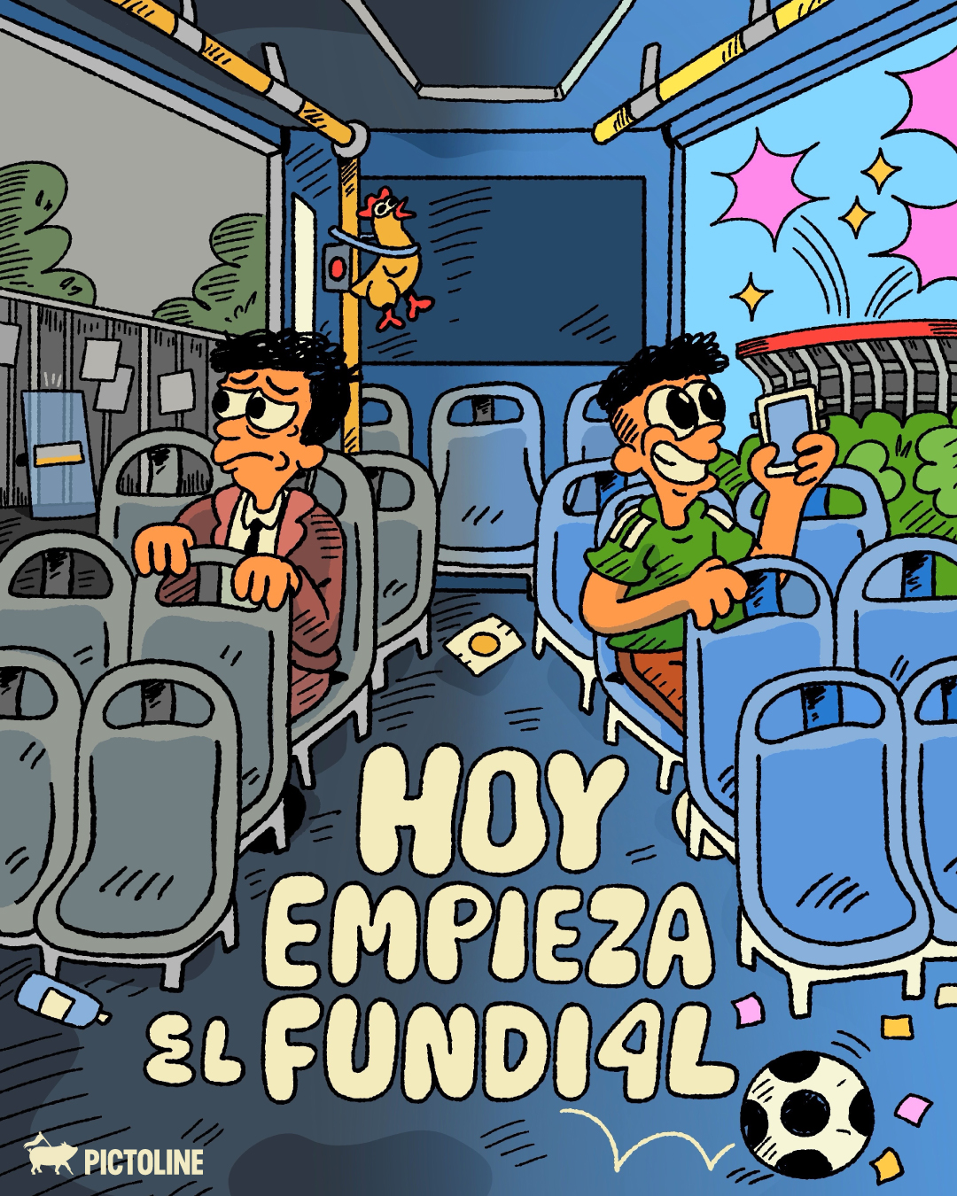 ¿Hoy empieza el evento que llevas meses esperando o el que ya quieres que se termine? ⚽ #futbol #deportes #partido #sociedad #méxico #actualidad #pictoline